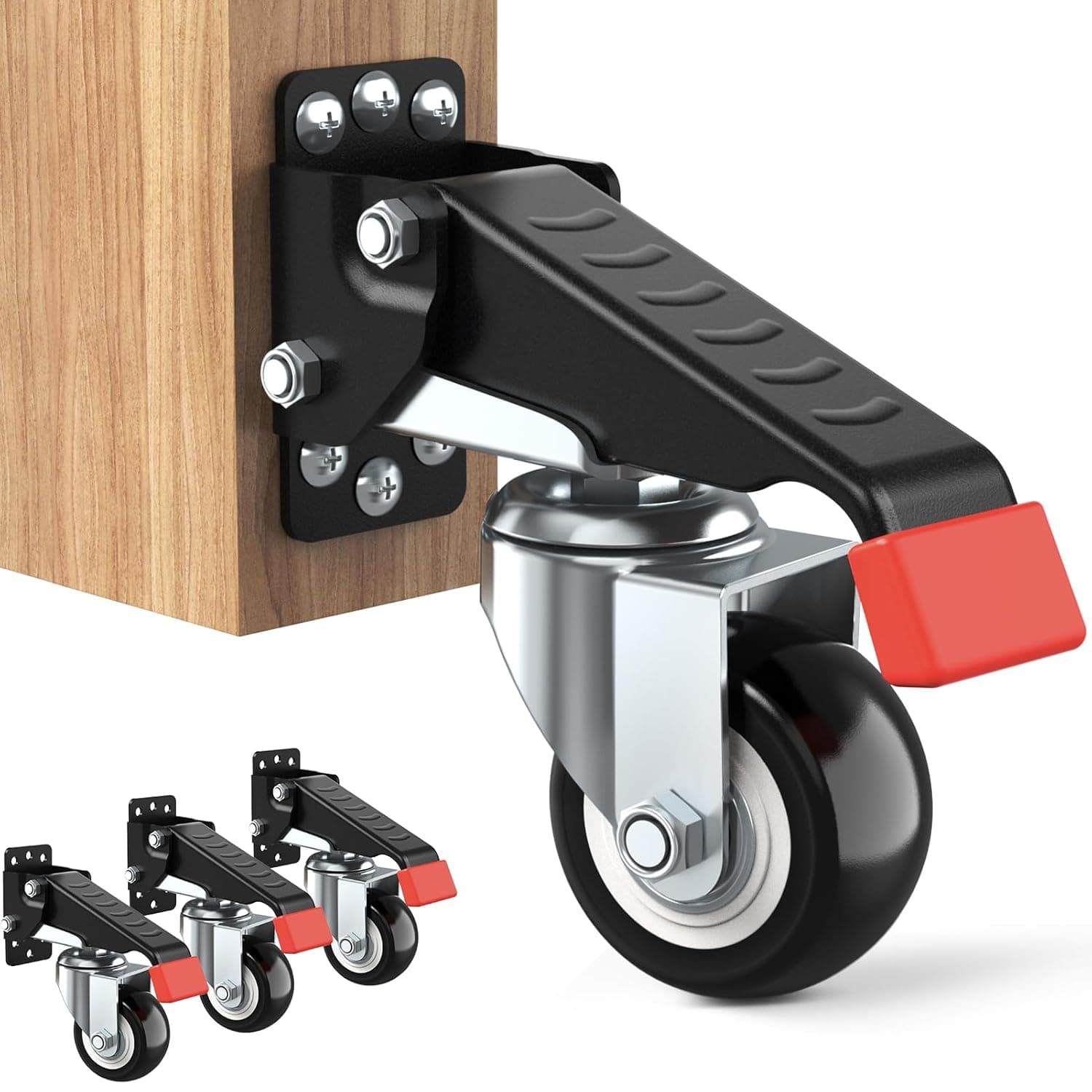 4 SPACEKEEPER Werkbank Caster Kit 300KG