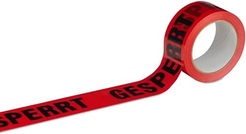 Packband "GESPERRT" (6 Rollen)
