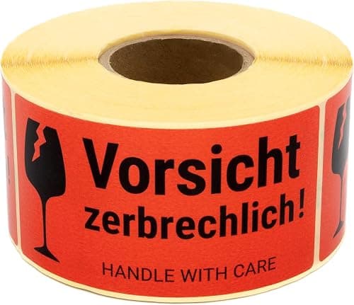 Aufkleber "Zerbrechlich" (500 Stk.)